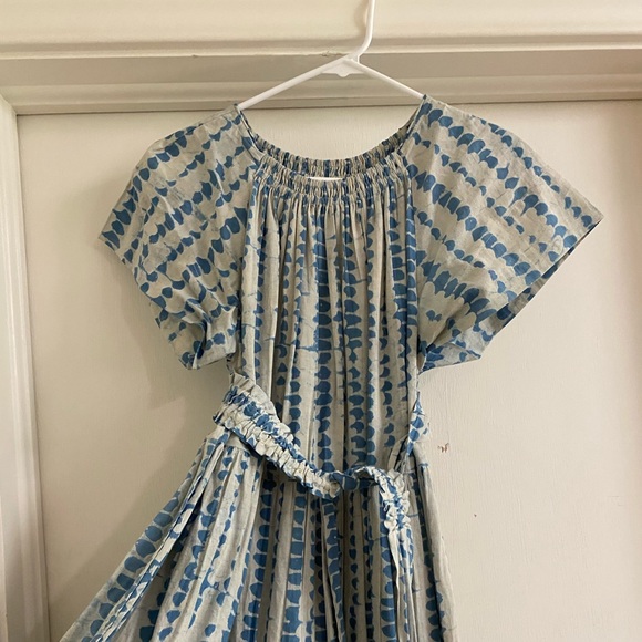 Free People Vienna Maxi Dress in Indigo Stripe from Mirth Caftans - Picture 9 of 10